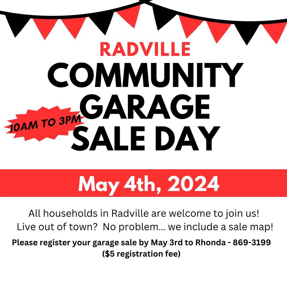 Discover hidden treasures Radville's Community Garage Sale and Car